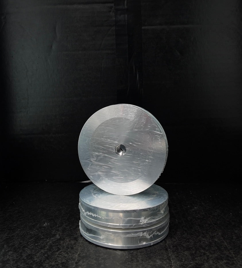 Aluminium Safety Flange Set Medium ( suits 3″ wheel centres)