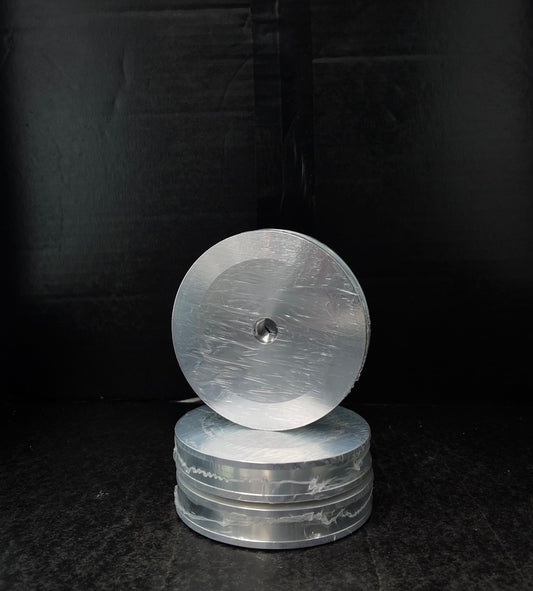 Aluminium Safety Flange Set Medium ( suits 3″ wheel centres)